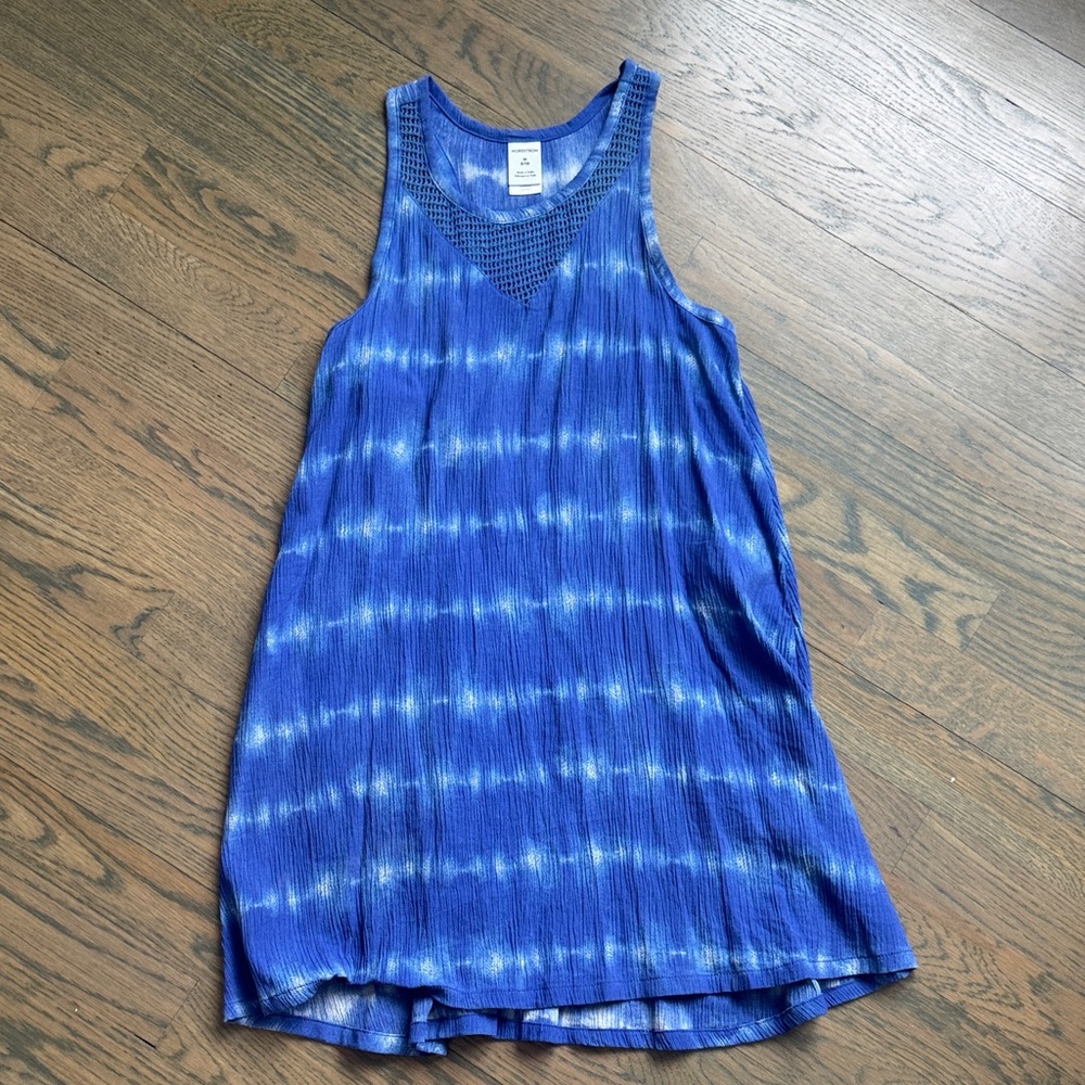 Nordstrom Blue Tie-Dye Kids Swim Coverup